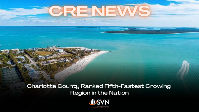 Charlotte County Ranked Fifth-Fastest Growing Region in the Nation