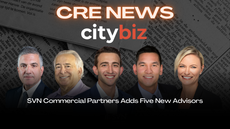 SVN Commercial Partners Adds Five New Advisors