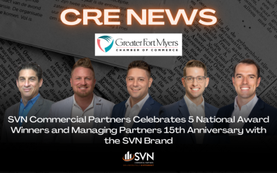 SVN Commercial Partners Celebrates 5 National Award Winners and Managing Partners 15th Anniversary with the SVN Brand