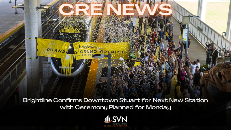 Brightline Confirms Downtown Stuart for Next New Station with Ceremony Planned for Monday