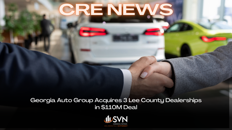 Georgia Auto Group Acquires 3 Lee County Dealerships in $110M Deal