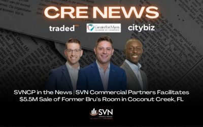 SVN Commercial Partners Facilitates $5.5M Sale of Former Bru’s Room in Coconut Creek, FL